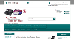Desktop Screenshot of cashregistergroup.co.uk